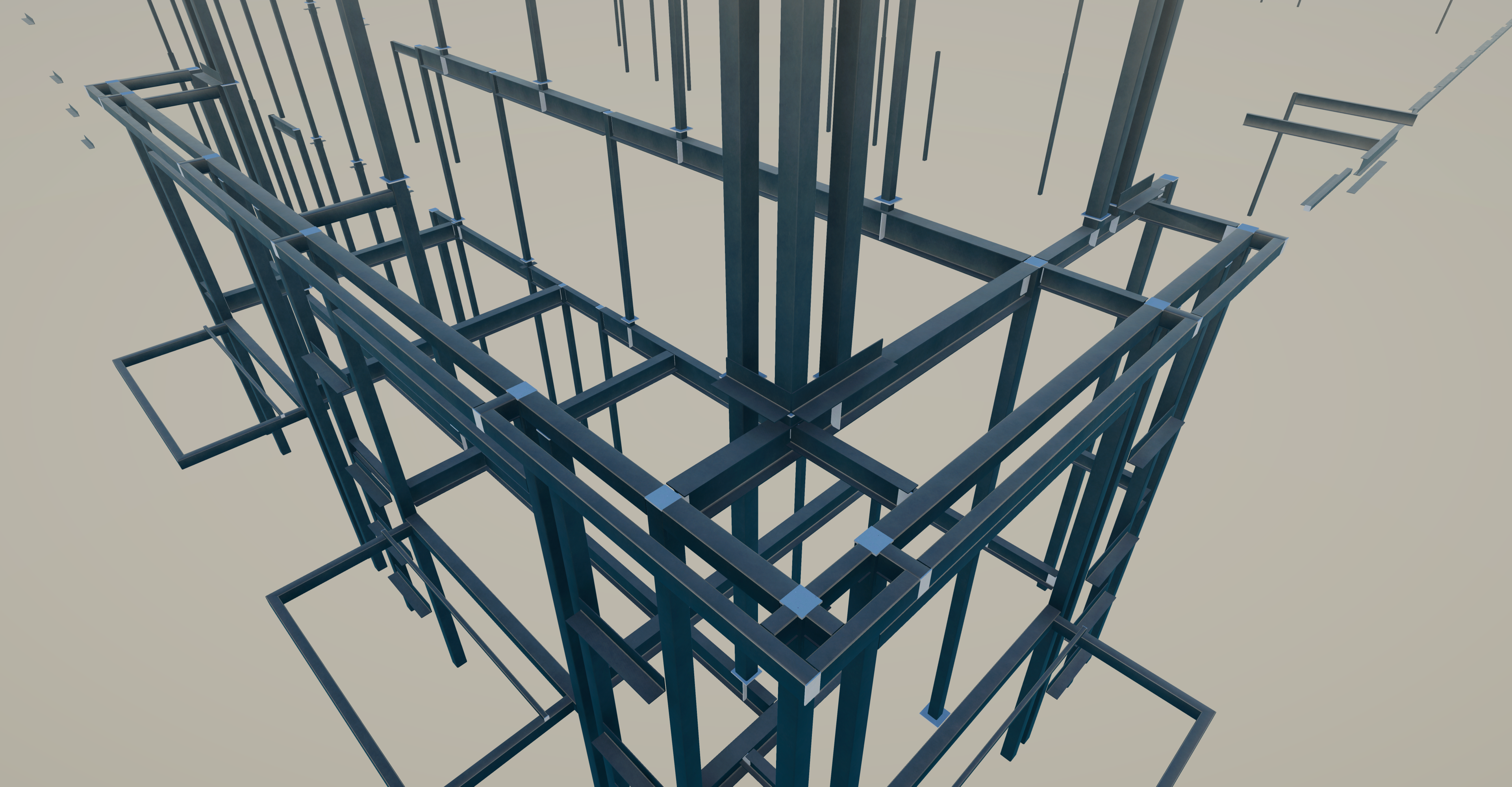 Commercial Building Shed detail 1