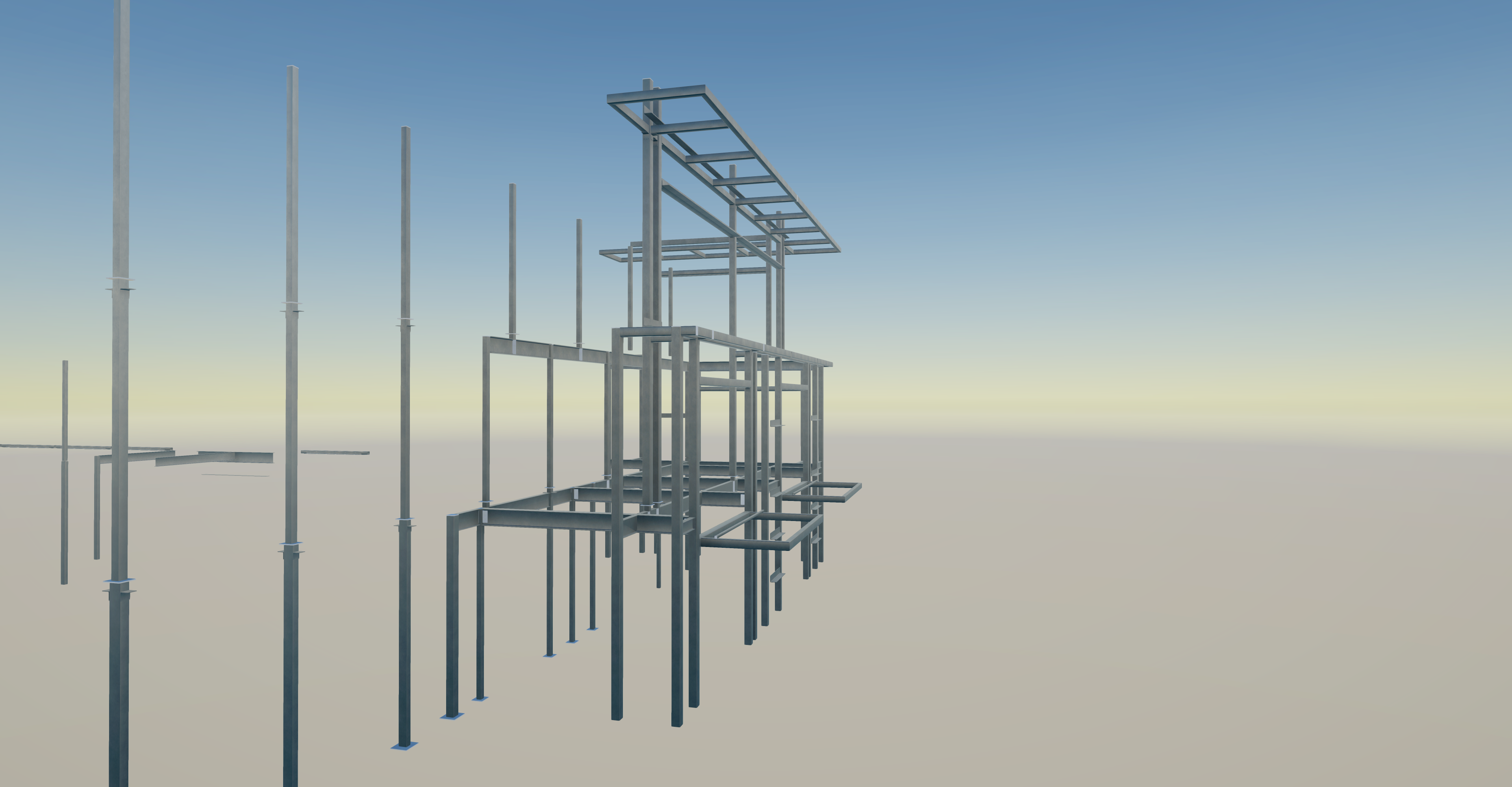 Commercial Building Shed detail 3